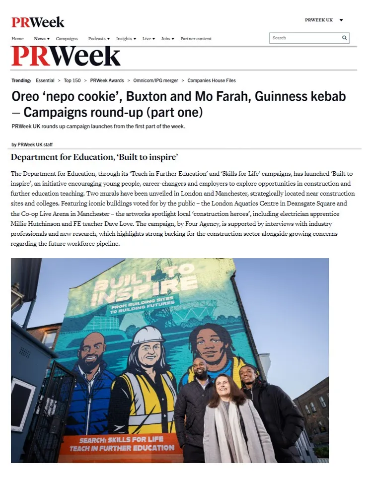 Built to Inspire PR Week