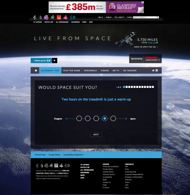 Live From Space   Would space suit you